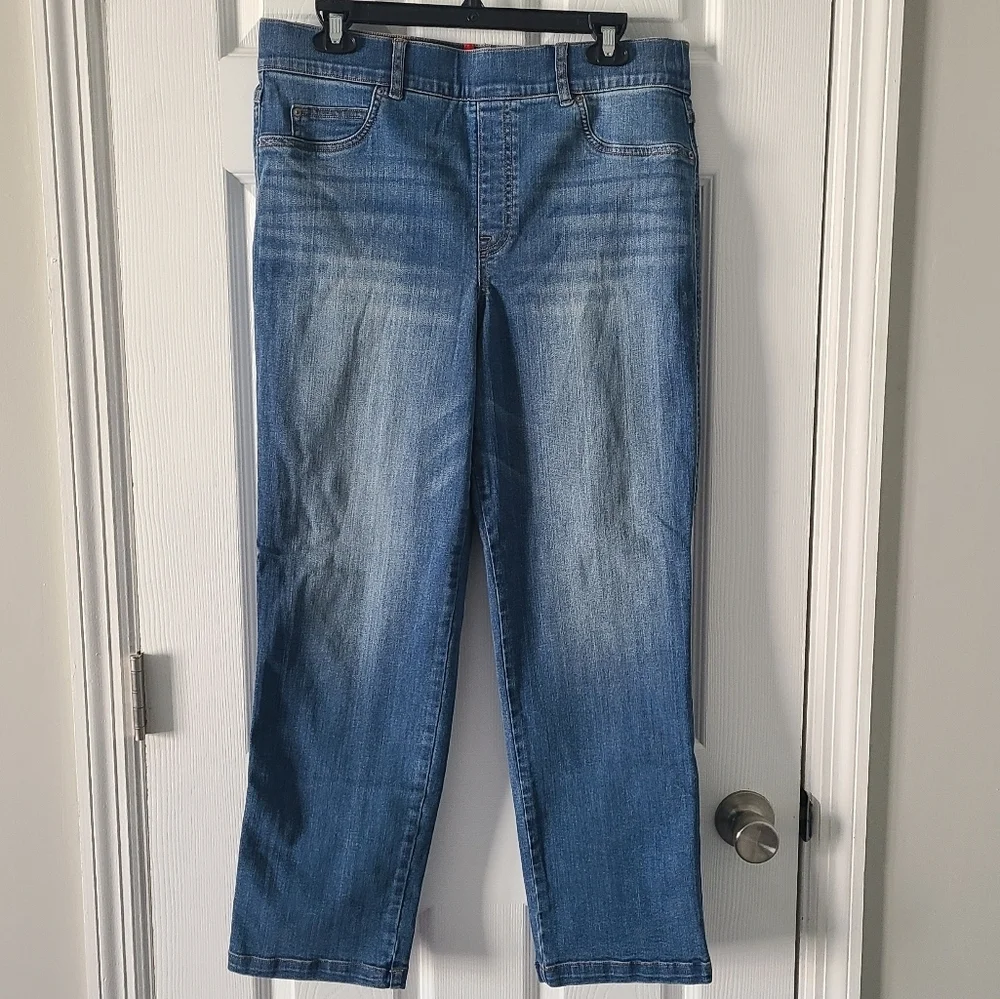 Spanx Straight Leg Pull On Jeans